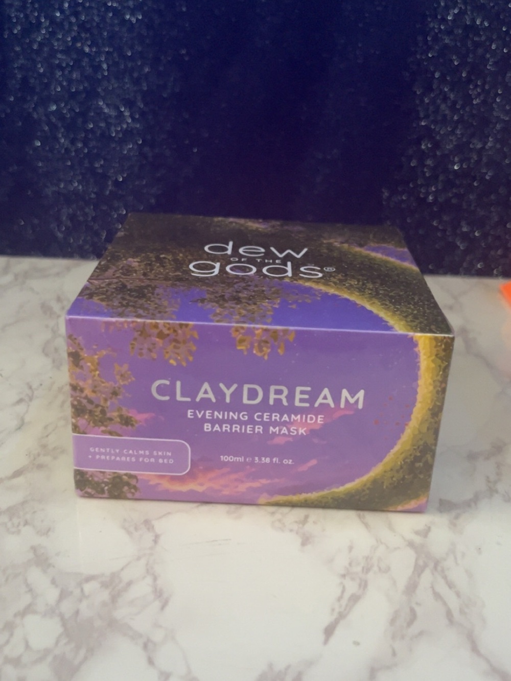Dew of the Gods ClayDream Evening Ceramide Barrier Mask - Purple